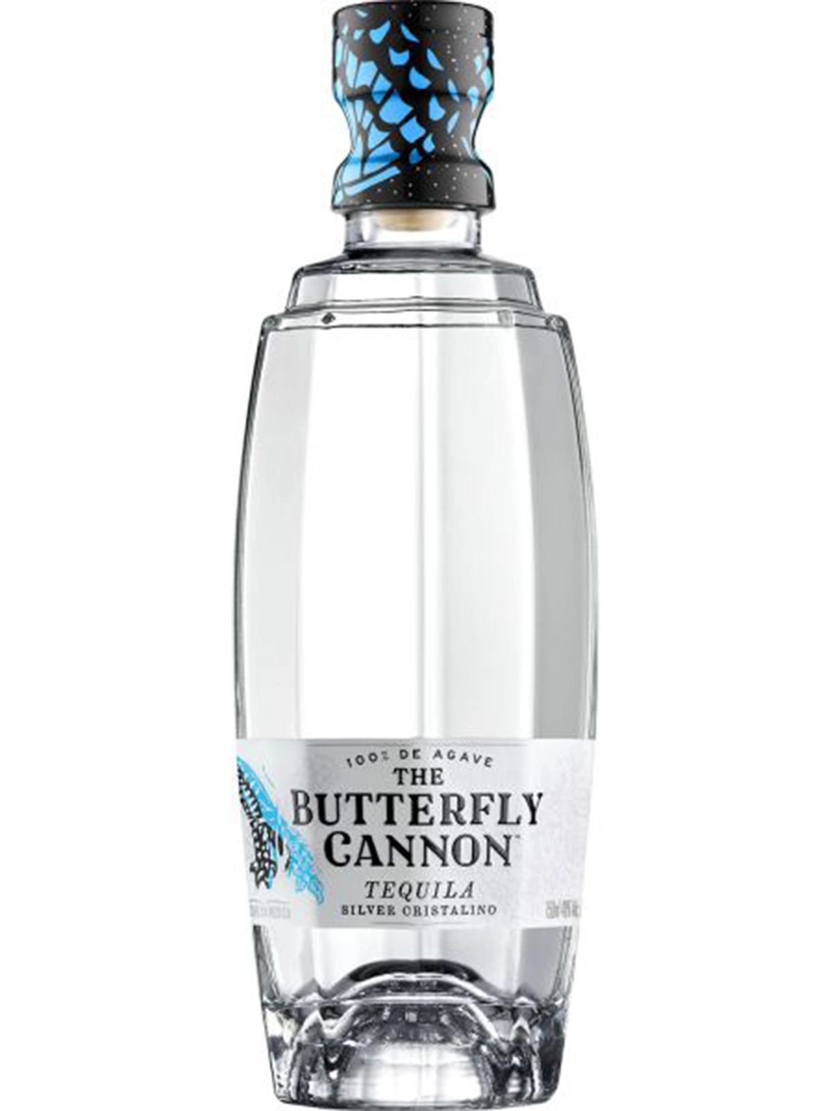 Butterfly Cannon Cristalino Silver Tequila 750ml